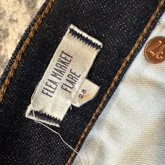 MADEWELL Flea Market Flare Jean 28/6 30" length | dark denim 70's - Picture 3 of 8